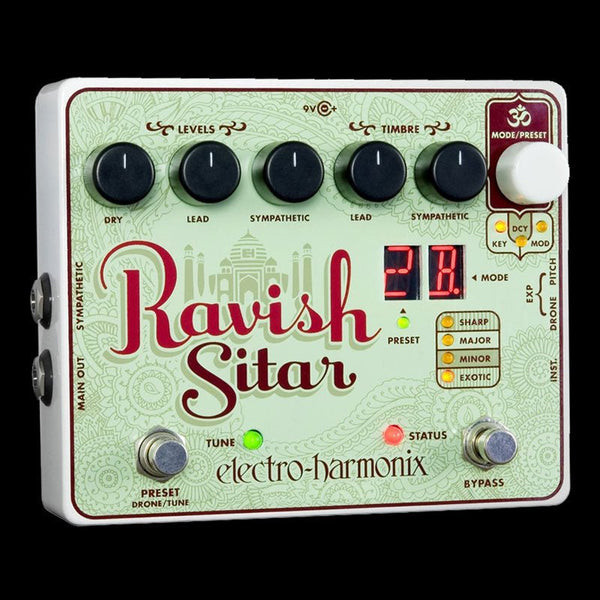 Electro-Harmonix Ravish Sitar Effects Pedal | The Music Zoo