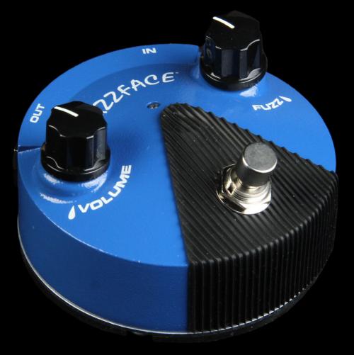 Dunlop FFM1 Silicon Fuzz Face Mini Blue Pedal | The Music Zoo