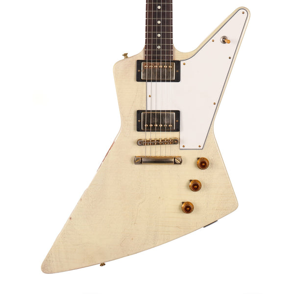 Gibson Custom Shop 1958 Explorer Aged TV White 2015 | The Music Zoo