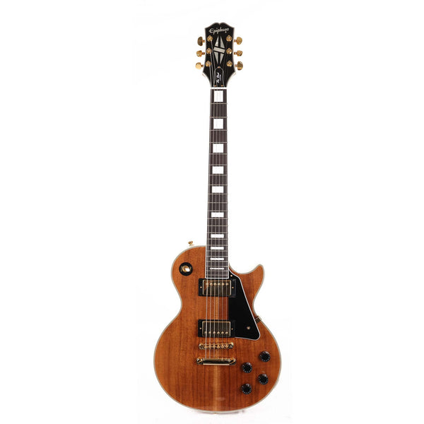 Epiphone Les Paul Custom Koa Top Natural 2022 | The Music Zoo