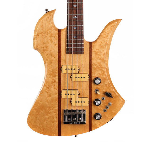 1983 B.C. Rich Mockingbird Bass Natural | The Music Zoo