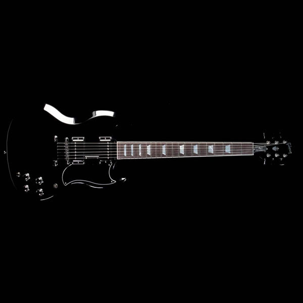 ギター Gibson SG Standard 2017T Ebony Black 2017 Gibson SG Standard HP Electric Guitar Ebony | The Music Zoo