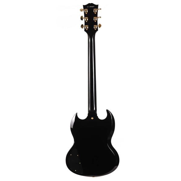 Gibson Custom Shop SG Custom Ebony | The Music Zoo