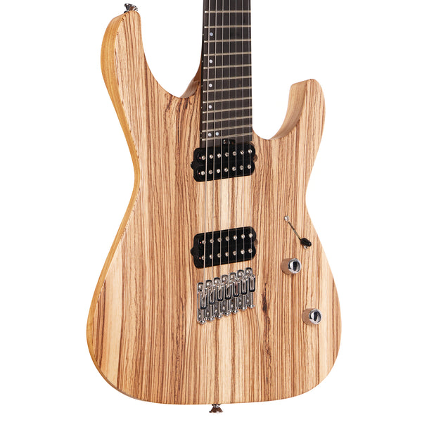 Jackson Custom Shop Dinky 7 Multiscale Zebrawood Masterbuilt by