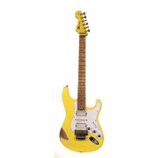 Charvel Custom Shop So-Cal 24-Fret HSH Graffiti Yellow Masterbuilt