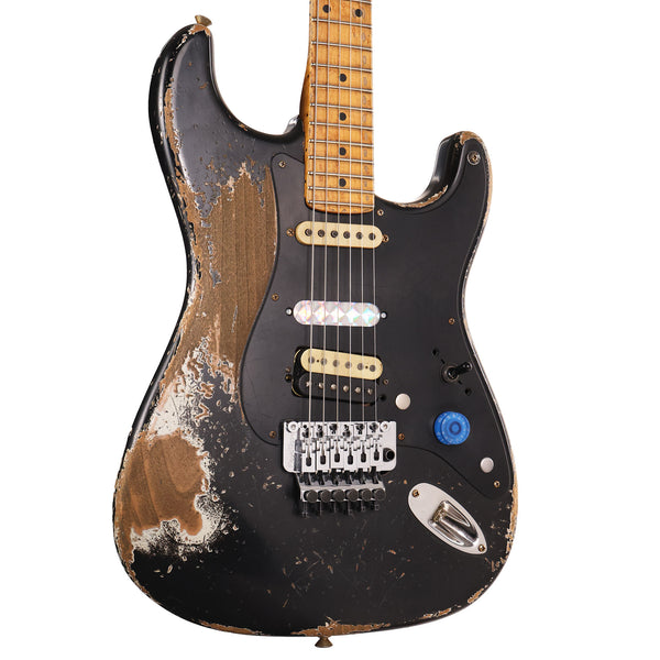 Fender Custom Shop 1957 HS Stratocaster Hacksaw Relic Black over
