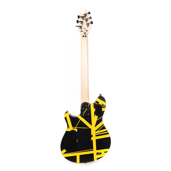 EVH Wolfgang Special Striped Black and Yellow | The Music Zoo