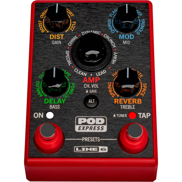 Line 6 POD Express Guitar Effect Pedal | The Music Zoo