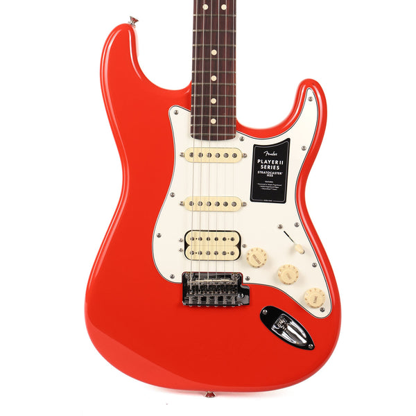 Fender Player II Stratocaster HSS Coral Red | The Music Zoo