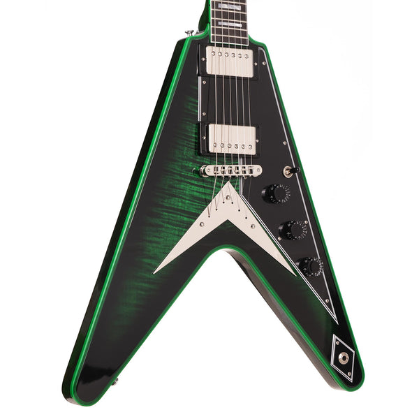 Gibson Custom Shop Flying V Custom Made 2 Measure Green Widow