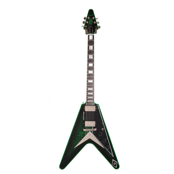 Gibson Custom Shop Flying V Custom Made 2 Measure Green Widow