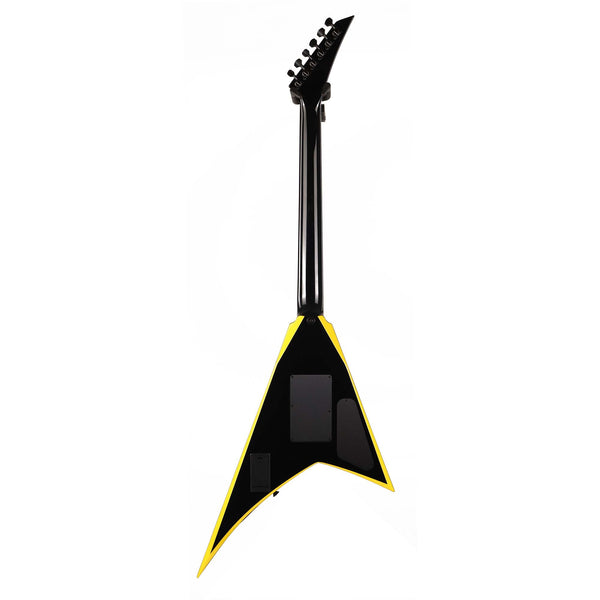 Jackson Custom Shop Rhoads RR1 Left-Handed Black with Yellow