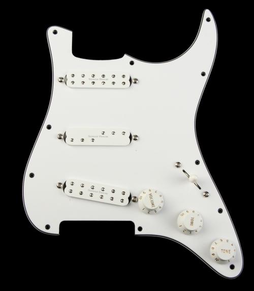 Seymour Duncan Everything Axe Pre-Wired Strat Pickguard (White