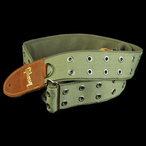 Gibson The Rivet Guitar Strap (Green) | The Music Zoo