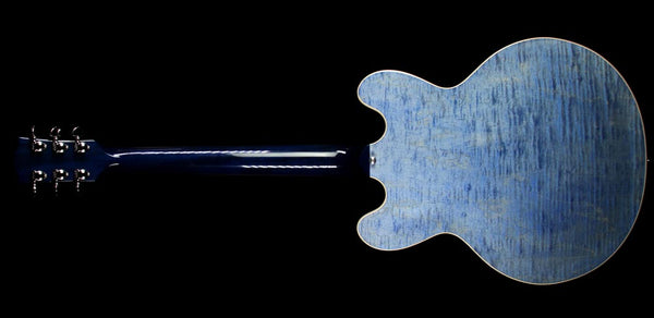 Gibson Memphis ES-335 Block Figured Top Electric Guitar Indigo