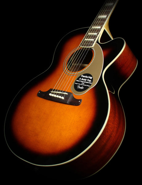 Used Fender Kingman Jumbo SCE Acoustic Guitar Sunburst | The Music Zoo