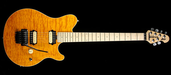 Used Ernie Ball Music Man Axis Electric Guitar Transparent Gold