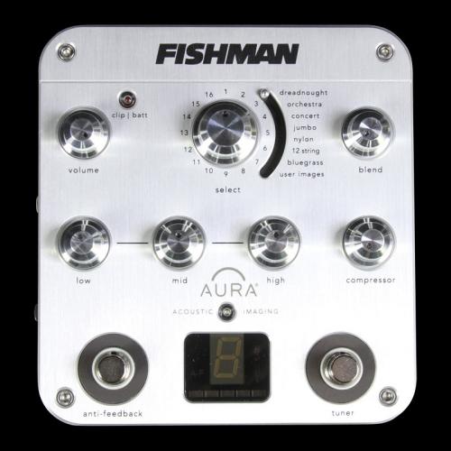 fishman aura nylon pedal Fishman Aura Spectrum Acoustic Guitar Modelling Pre-Amp and DI