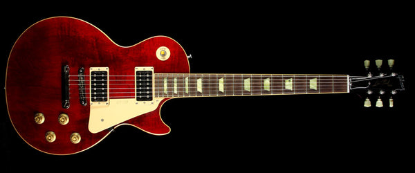 Used 2008 Gibson Les Paul Classic Electric Guitar Wine Red | The