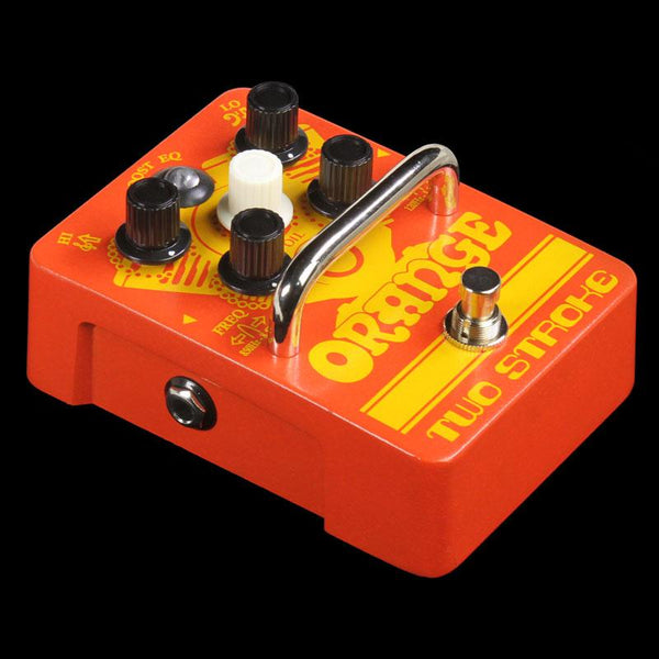 Orange Two Stroke Boost EQ Effects Pedal The Music Zoo