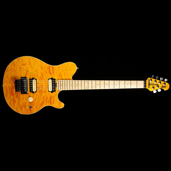 Used Ernie Ball Music Man Axis Electric Guitar Transparent Gold