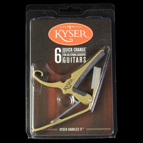 Kyser Quick Change Capo (Gold) The Music Zoo