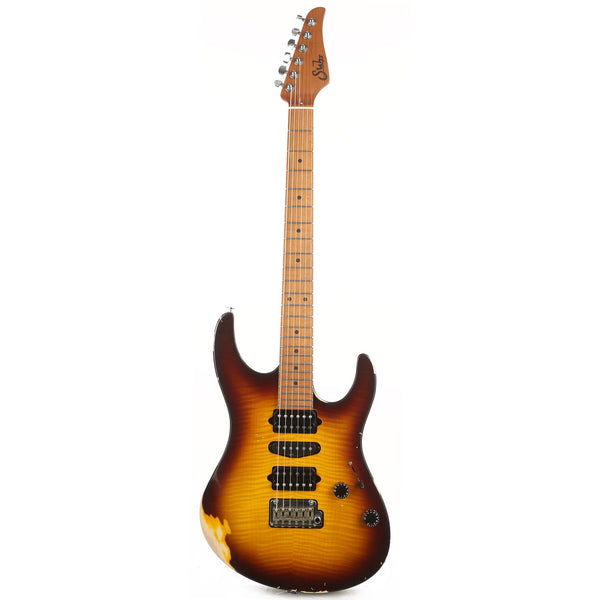 Suhr Modern Extreme Antique Figured 2-Tone Sunburst | The Music Zoo