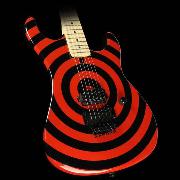 Used Kramer '84 Baretta Electric Guitar Black With Red Bullseye