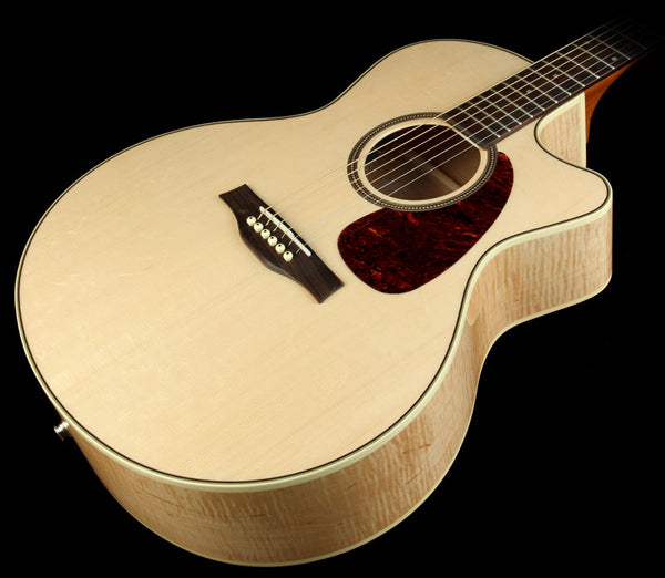 Used Seagull Performer Cutaway Mini Jumbo Flame Maple QI Acoustic