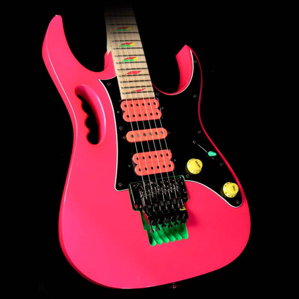 Used 2017 Ibanez JEM777 30th Anniversary Electric Guitar Shocking