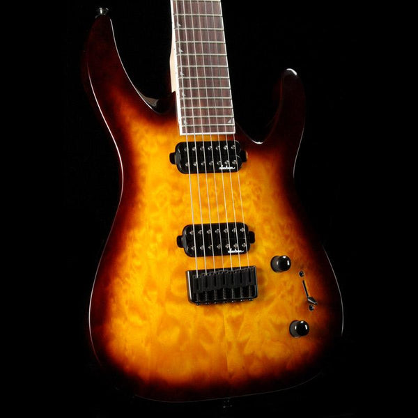 Jackson JS Series JS32-7 DKA QM Tobacco Sunburst | The Music Zoo