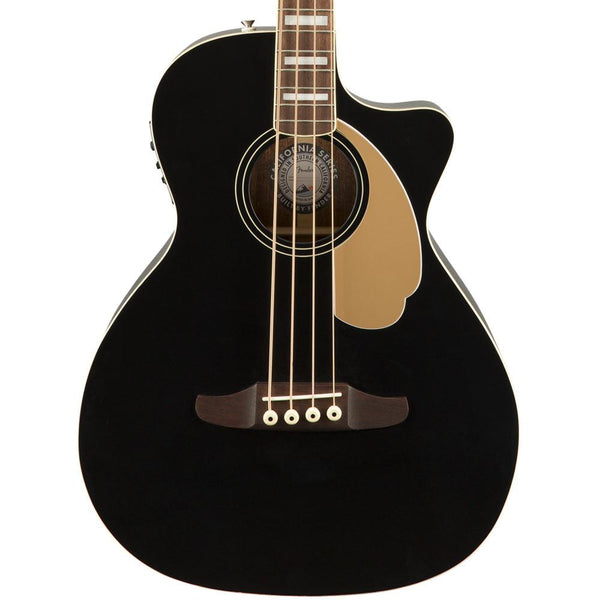 Fender Kingman AcousticElectric Bass Black The Music Zoo