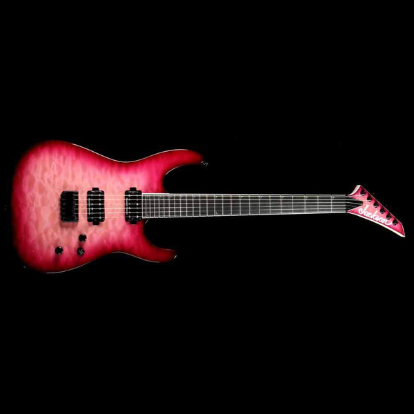 Jackson Pro Series Soloist SL2Q HT MAH Fuchsia Burst | The Music Zoo