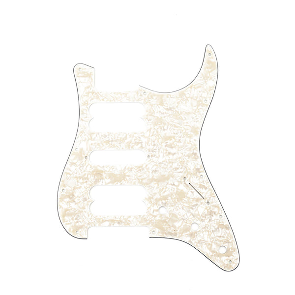 Fender H/S/H Stratocaster Pickguard (White Pearl) The Music Zoo