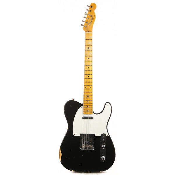 Fender Custom Shop 1954 Telecaster Aged Black Relic | The Music Zoo