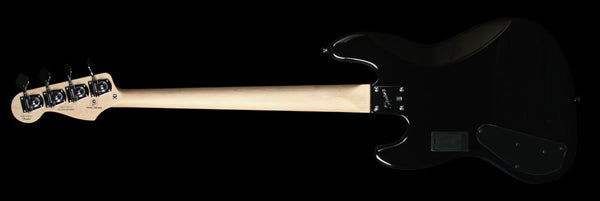 Used Squier by Fender Deluxe Jazz Bass IV Active Black | The Music Zoo
