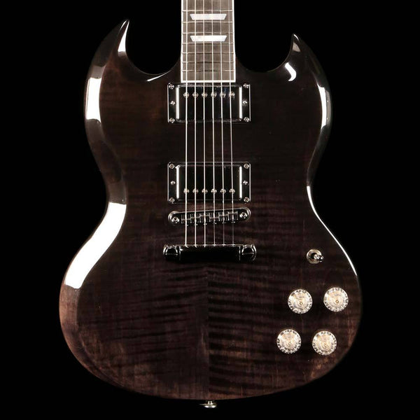 Gibson SG High Performance 2019 Trans Ebony Fade | The Music Zoo