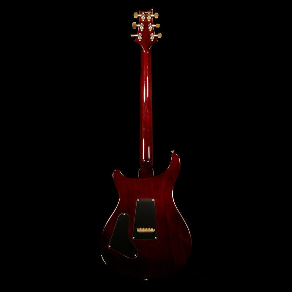 PRS Custom 24 10-Top Fire Red Burst 2017 | The Music Zoo