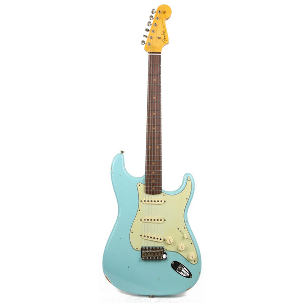 Fender Custom Shop '60 Stratocaster Relic Aged Daphne Blue 2017 | The Music  Zoo