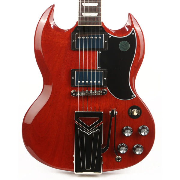 Gibson SG Standard '61 Sideways Vibrola Vintage Cherry | The Music Zoo