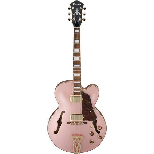 Ibanez AF Artcore Hollowbody Rose Gold Metallic Flat | The Music Zoo