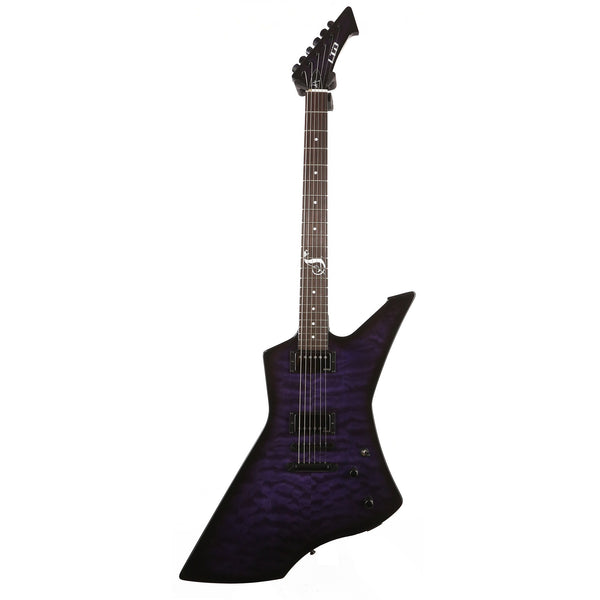ESP James Hetfield Snakebyte Baritone See Thru Purple Sunburst