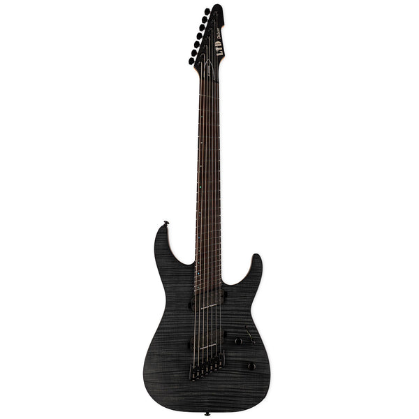 ESP LTD M-1007MS Multi-Scale 7-String See Thru Black Satin Used