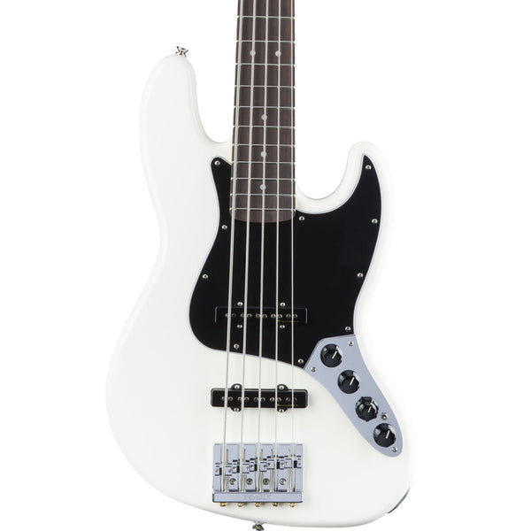 Fender Deluxe Active Jazz Bass V Olympic White | The Music Zoo