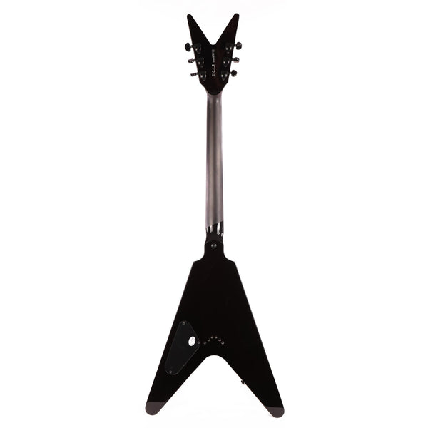 Dean V Select Series Quilt Top Trans Black Used | The Music Zoo