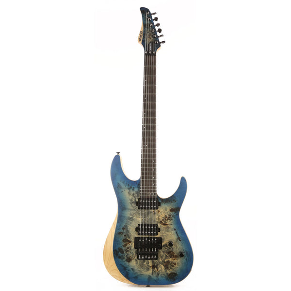 Schecter Reaper-6 FR Satin Sky Burst | The Music Zoo