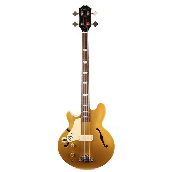 Epiphone Jack Casady Bass Left-Handed Metallic Gold | The Music Zoo