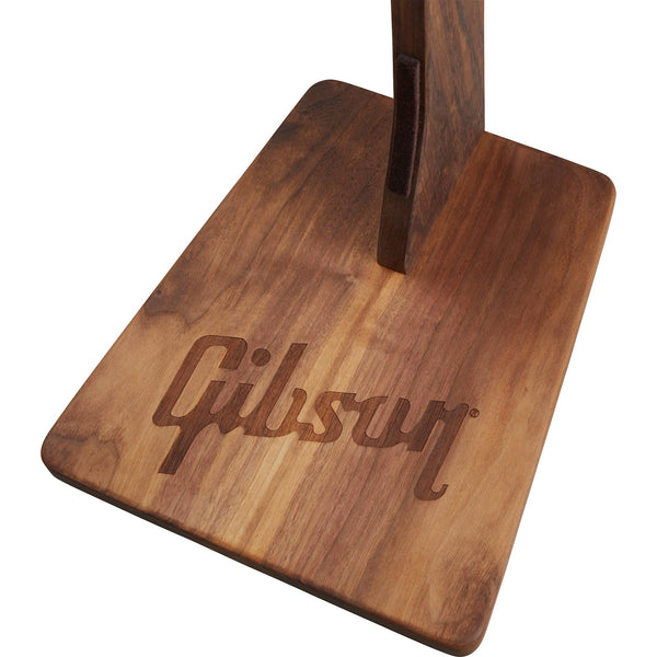Gibson Handcrafted Wooden Guitar Stand Walnut | The Music Zoo