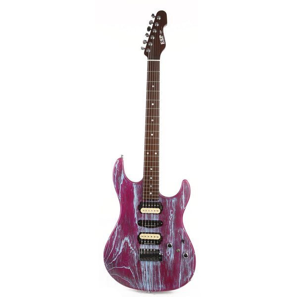 ESP Custom Shop Snapper Driftwood Indigo Purple and Blue Filler