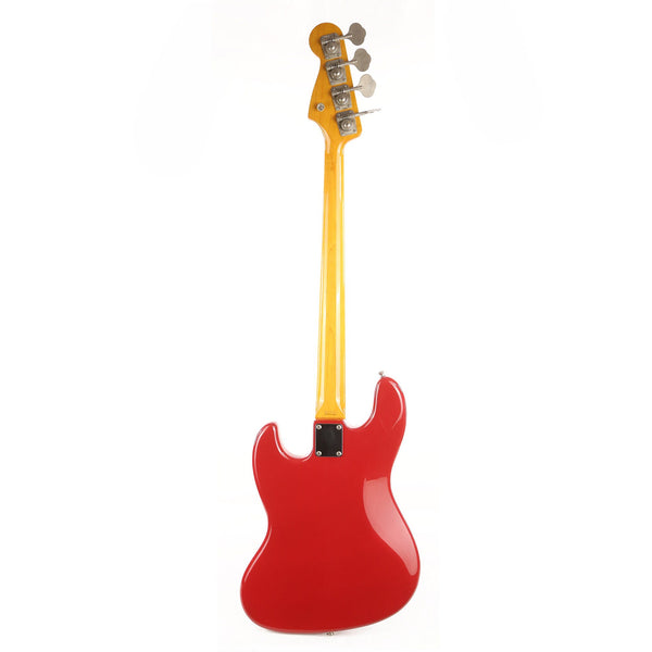 1993 Fender MIJ '62 Jazz Bass Fiesta Red | The Music Zoo